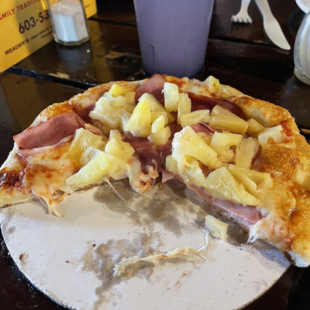 Pizza Barn - Mini Hawaiian Pizza - Pizza Near Me - Center Ossipee, New Hampshire Pizza Barn - Mini Hawaiian Pizza - Pizza Near Me - Center Ossipee, New Hampshire