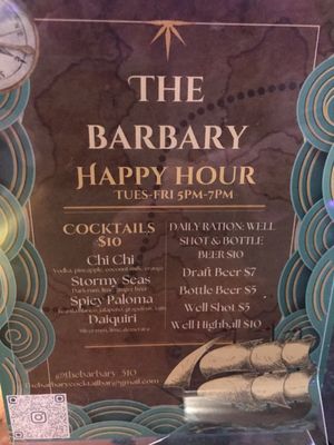 Menu photo 2 The Barbary Oakland, CA Menu photo 2 The Barbary Oakland, CA