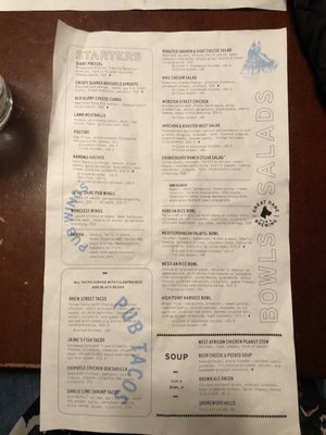 Menu photo 5 Great Dane Pub & Brewing Madison, WI
