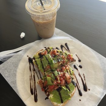 Joyful Noise Coffee - Ally avocado toast and dirty chunk (dirty chai) coffee - Coffee & Tea Near Me - Menifee, California