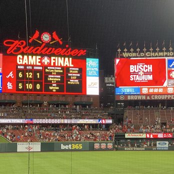 Busch Stadium - Boo Atlanta ... but great scoreboards - Stadiums & Arenas Near Me - Saint Louis, Missouri