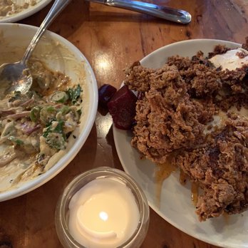 Mediterranean Exploration - Hummus and Fried Chicken with Honey - Mediterranean Near Me - Portland, Oregon Mediterranean Exploration - Hummus and Fried Chicken with Honey - Mediterranean Near Me - Portland, Oregon
