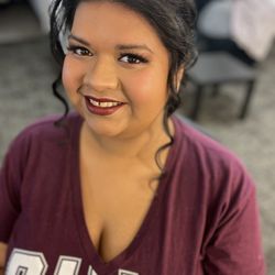 Tina's Airbrush & Beauty - Bridal makeup and updo. Fully airbrushed soft glam