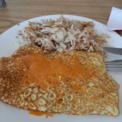 Country Cafe - Veggie omelet with a side of Hashbrowns....