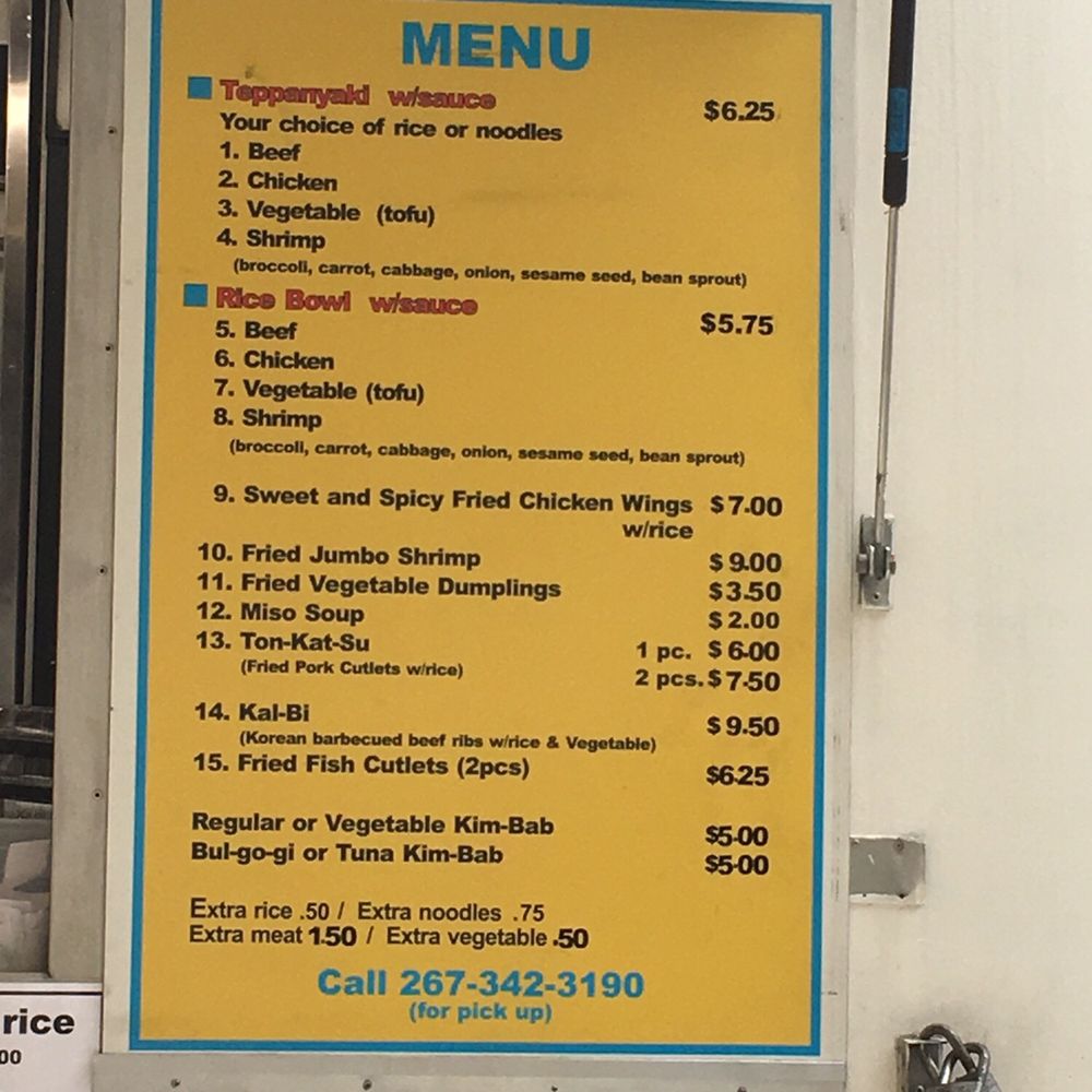 Menu! Menu!