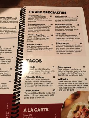 Menu photo 7 Little Mexico Richmond, VA