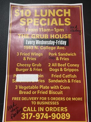 Menu photo 1 The Grub House Indianapolis, IN Menu photo 1 The Grub House Indianapolis, IN