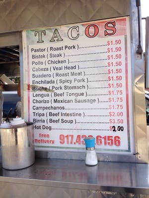 Menu photo 8 Tacos El Bronco Brooklyn, NY