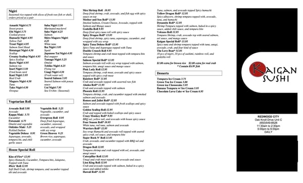 Menu photo 8 Asya Redwood City, CA Menu photo 8 Asya Redwood City, CA