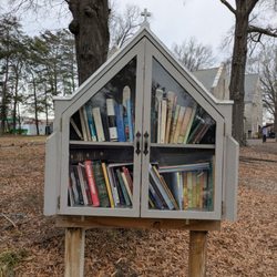 Little Free Library - Community Book Box, 1992 W Main St, Durham