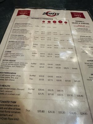 Menu photo 6 Zachary's Chicago Pizza Berkeley, CA Menu photo 6 Zachary's Chicago Pizza Berkeley, CA