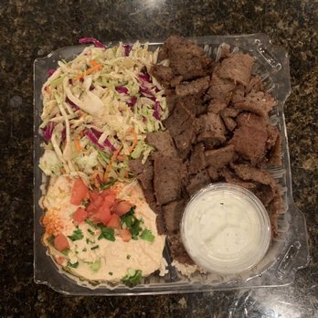 Chicken Maison - Gyro Plate ( Hummus & Greek Coleslaw) - Mediterranean Near Me - Redondo Beach, California
