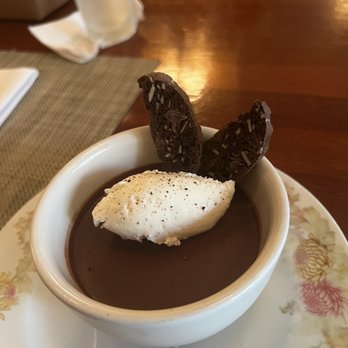 Chez Fonfon - A Lil' pot of chocolate that is quite tasty indeed!! - French Near Me - Birmingham, Alabama