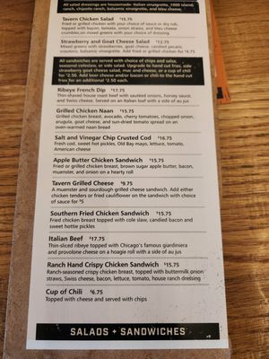 Menu photo 6 Atlas Tavern Columbus, OH