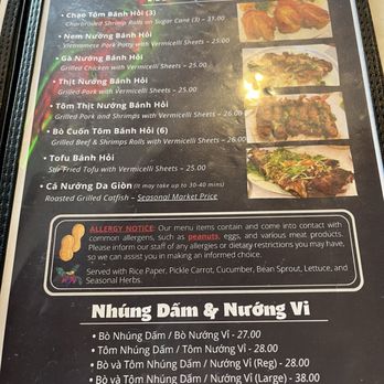 Anh Hong Saigon - Menu page 3 - Vietnamese Near Me - Milpitas, California