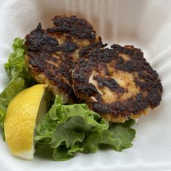 Menemsha Galley - Side order of crab cakes (2)