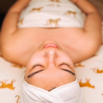 Beautyberry Aesthetics - A beautiful client after her relaxing treatment - Estheticians Near Me - Austin, Texas Beautyberry Aesthetics - A beautiful client after her relaxing treatment - Estheticians Near Me - Austin, Texas