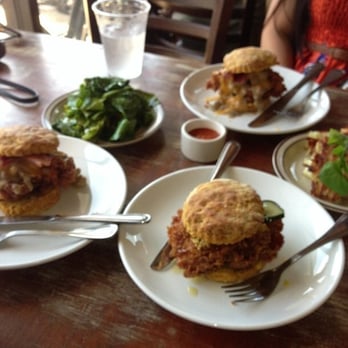 Handsome Biscuit - Hella Fitzgerald, Stevie, seared greens with garlic and chili flakes, and hash browns! - Breakfast & Brunch Near Me - Norfolk, Virginia Handsome Biscuit - Hella Fitzgerald, Stevie, seared greens with garlic and chili flakes, and hash browns! - Breakfast & Brunch Near Me - Norfolk, Virginia