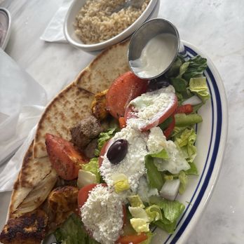 Island Grill - Mixed kebab Mix Kabob Plate - Mediterranean Near Me - Spring, Texas