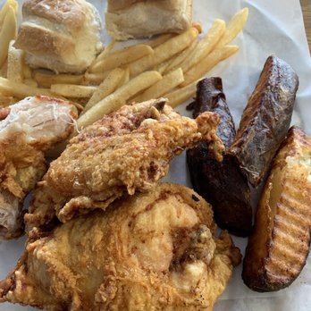 Broaster Kitchen - 5 pc chicken combo - American Near Me - Montebello, California