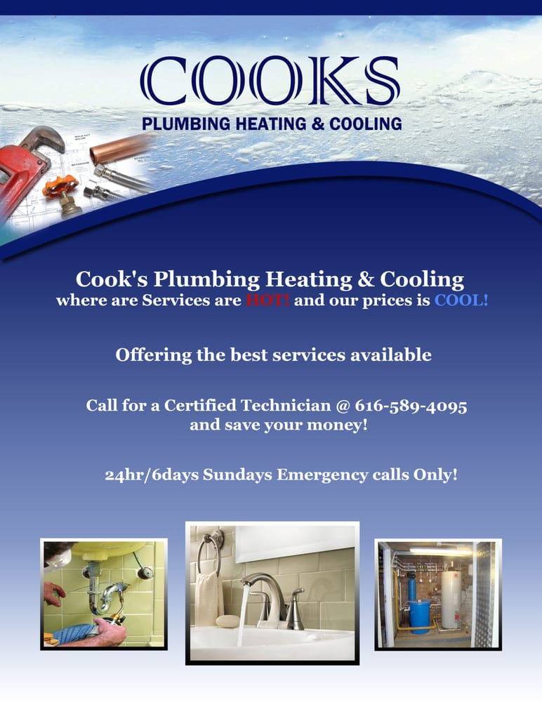 Slide of Cook's Plumbing Heating & Cooling