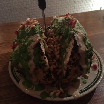 Fat Pasha - Whole roasted cauliflower - Middle Eastern Near Me - Toronto, Ontario
