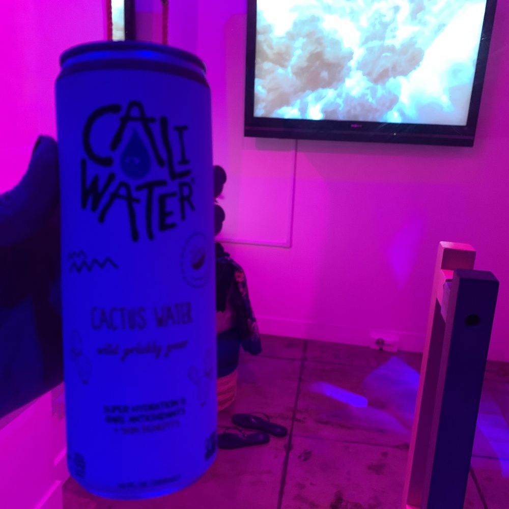Liv - They sell Cali Water (cactus water with prickly pear) - Saunas Near Me - West Hollywood, California