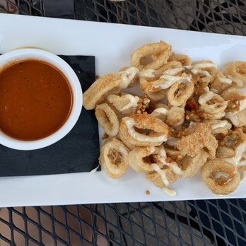 Bowman's Tavern - Crispy Fried Calamari - not very crispy and average tasting - American Near Me - New Hope, Pennsylvania Bowman's Tavern - Crispy Fried Calamari - not very crispy and average tasting - American Near Me - New Hope, Pennsylvania