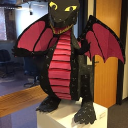 Lowell TeleMedia Center - Morgan D, Zoeanne J, and Destinee S -- Mothers of this Dragon