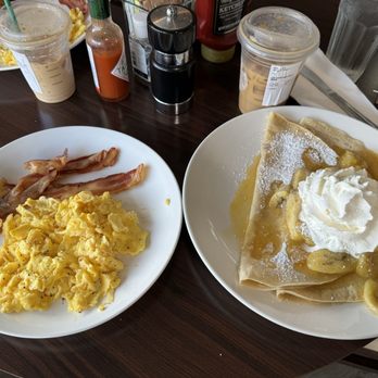 Lady C’s - The Chopper with banana flambé crepes - Breakfast & Brunch Near Me - Tarzana, California Lady C’s - The Chopper with banana flambé crepes - Breakfast & Brunch Near Me - Tarzana, California