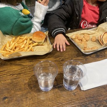 Rebels Burger and Brew - Burgers at Rebels on the Blvd in Yucaipa during the tree lighting ceremony's. Kids enjoyed theirs. - Burgers Near Me - Yucaipa, California