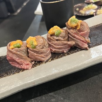 Chubby Cattle - Uní Wagyu nigiri-delish! - Barbeque Near Me - Monterey Park, California Chubby Cattle - Uní Wagyu nigiri-delish! - Barbeque Near Me - Monterey Park, California