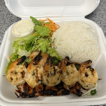 Island Style Cafe - Grilled chicken and shrimp! PERFECTION - Hawaiian Near Me - Santee, California