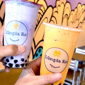 Lumpia Ko - Eats and Boba - Ube Float Boba Milk Tea and Thai Float boba milk tea - Filipino Near Me - Antelope, California