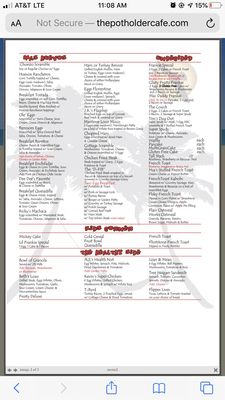 Menu photo 5 The Potholder Cafe - Los Alamitos Los Alamitos, CA