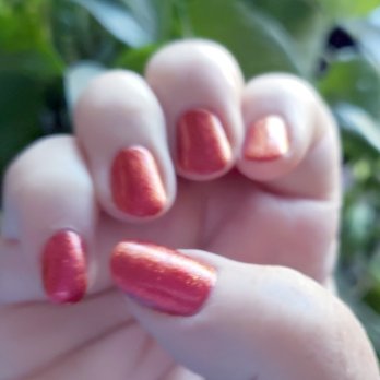 Gel Nails By Jo - Sorry photo is a little fuzzy, it doesn't do justice to Jo's art! - Nail Technicians Near Me - Eugene, Oregon