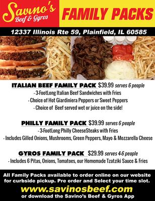 Menu photo 2 Savino's Beef & Gyros Plainfield, IL