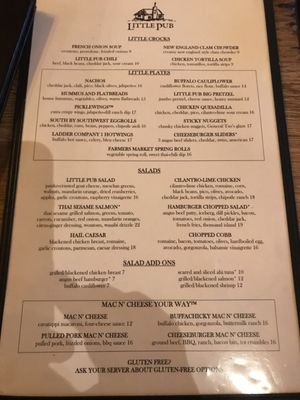 Menu photo 5 Little Pub Wilton Wilton, CT Menu photo 5 Little Pub Wilton Wilton, CT