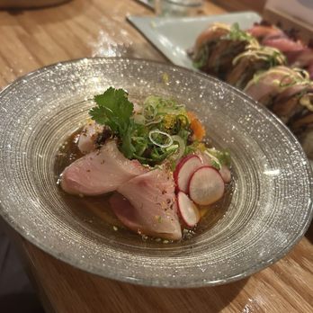 Kane sushi - Hamachi Carpaccio - melt in your mouth - Japanese Near Me - Cedar Park, Texas