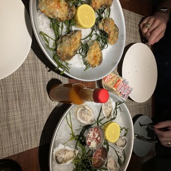 Bludorn - Baked and raw oysters - New American Near Me - Houston, Texas Bludorn - Baked and raw oysters - New American Near Me - Houston, Texas
