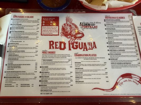 Menu photo 2 Red Iguana 2 Salt Lake City, UT