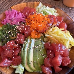 Tuna Sushi Bowl - ordered extra portion of tuna