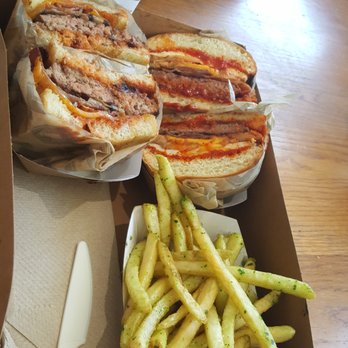 Gotts Roadside - Kimchi egg on right, western mushroom sourdough on left - Burgers Near Me - Napa, California Gotts Roadside - Kimchi egg on right, western mushroom sourdough on left - Burgers Near Me - Napa, California