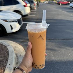 Q Tea - Thai tea with boba