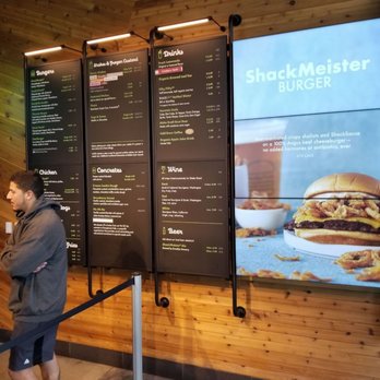 Shake Shack El Segundo - The menu near the order counter - Burgers Near Me - El Segundo, California