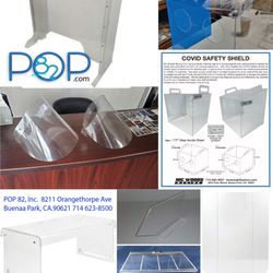 Pop Plastics and Acrylic Displays - We are here to help… During the CORONAVIRUS ( COVID-19) Outbreak, we are finding the best ways to help our community.