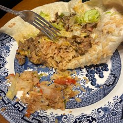 La Bamba Burrito Express - Now I have to pick thru and pick it all out.