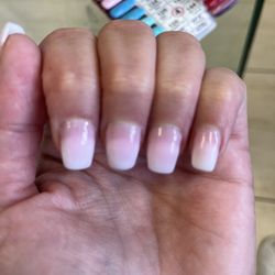 Nail Club - The lady said she could do ombré French manicure. After 7 days my nail fell off itself I didn't even feel it come off spent 60$