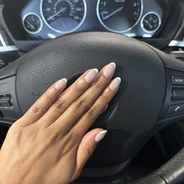 Gel French mani Gel French mani