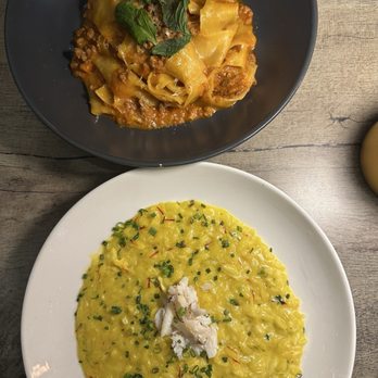 Marina - Rabbit Bolognese and Crab Risotto - Italian Near Me - Pasadena, California